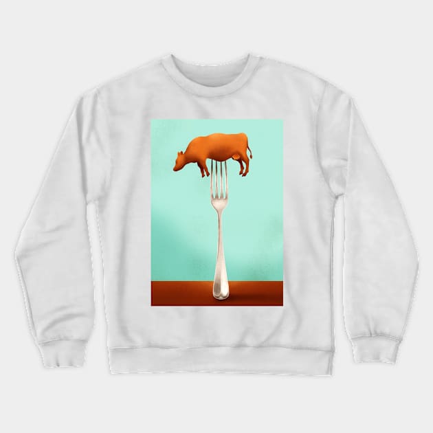 Giant's Kitchen Crewneck Sweatshirt by hairyarmcollective